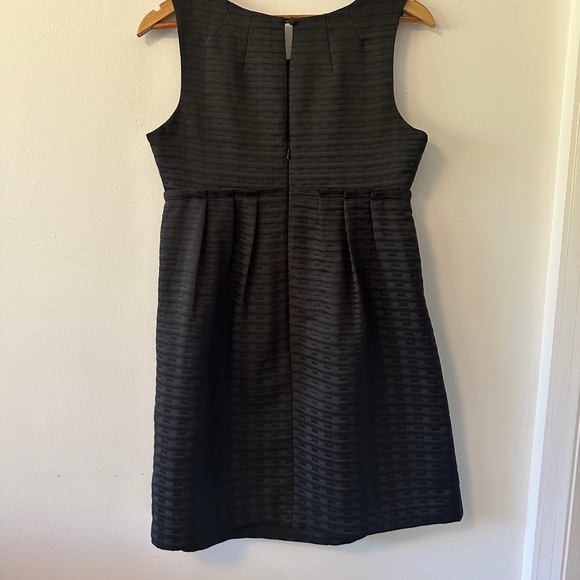Max & Cleo Black Textured Mini Babydoll Dress - Picture 4 of 7